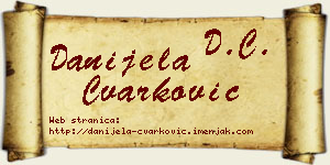 Danijela Čvarković vizit kartica